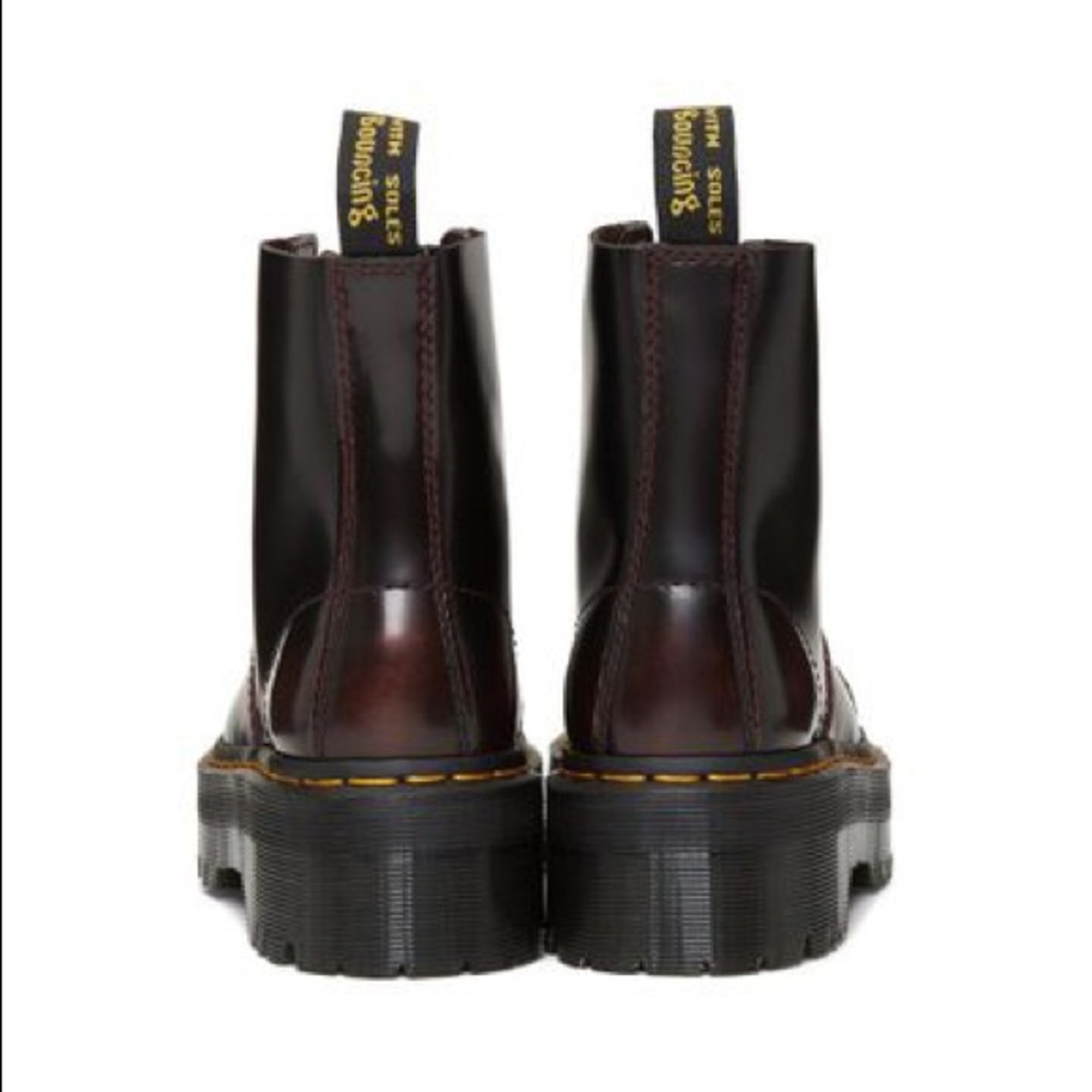 Sinclair doc martens boots cherry red / maroon